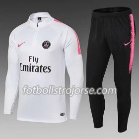 PSG Tränings Sweatshirtställ Vit 2018-2019